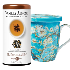 Almond Blossom Mug & Vanilla Almond Full-Leaf Set(Pack of 30)